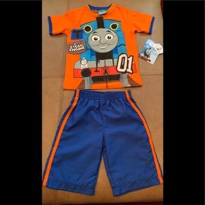 Thomas and friends clothing set, size 4T, shirt and pants
